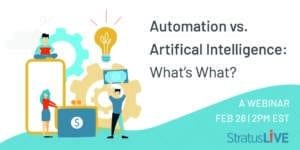Automation versus Artificial Intelligence Webinar